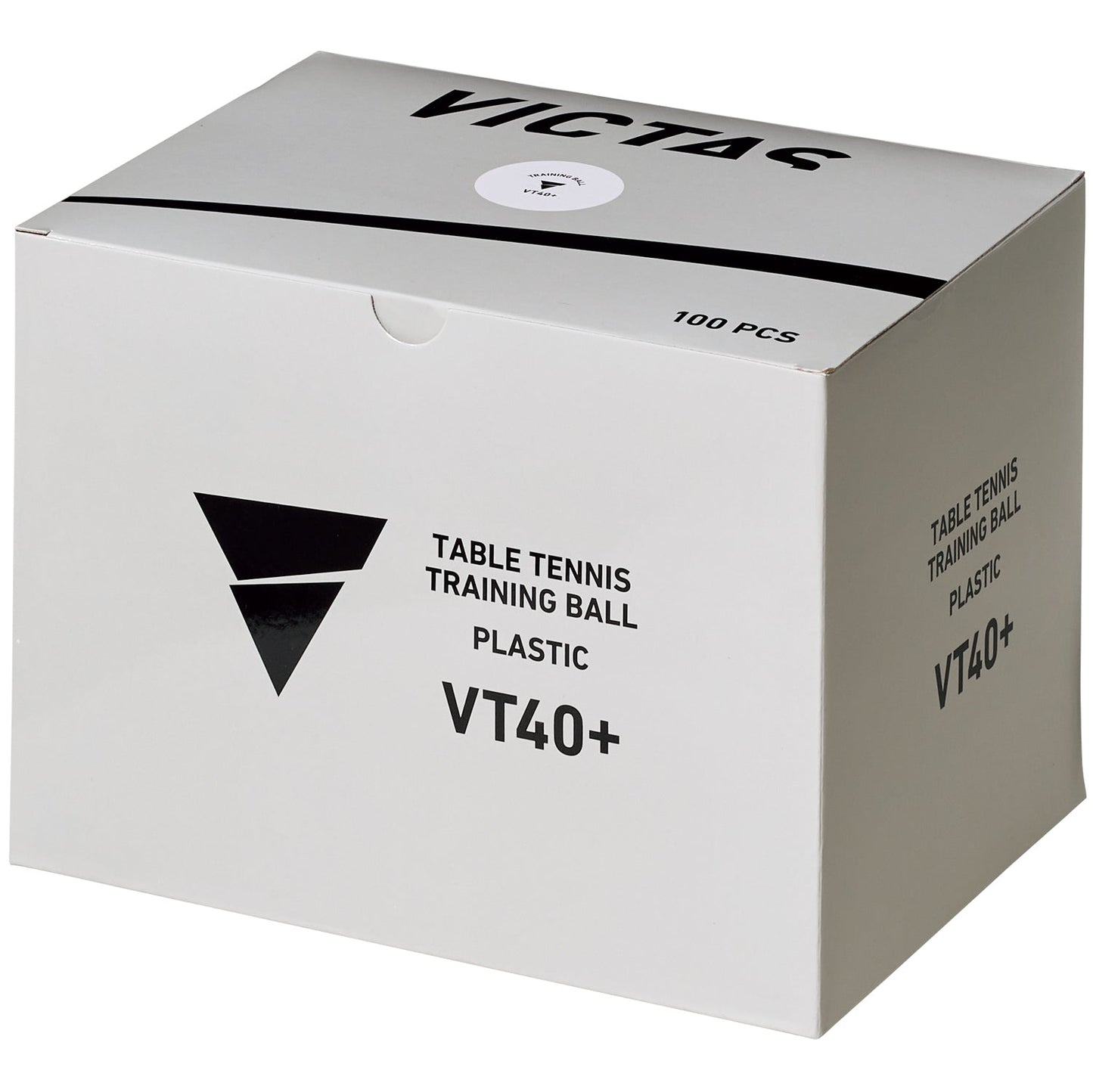 VICTAS VT40+ トレーニングボール 100球入 100個入 (015700)