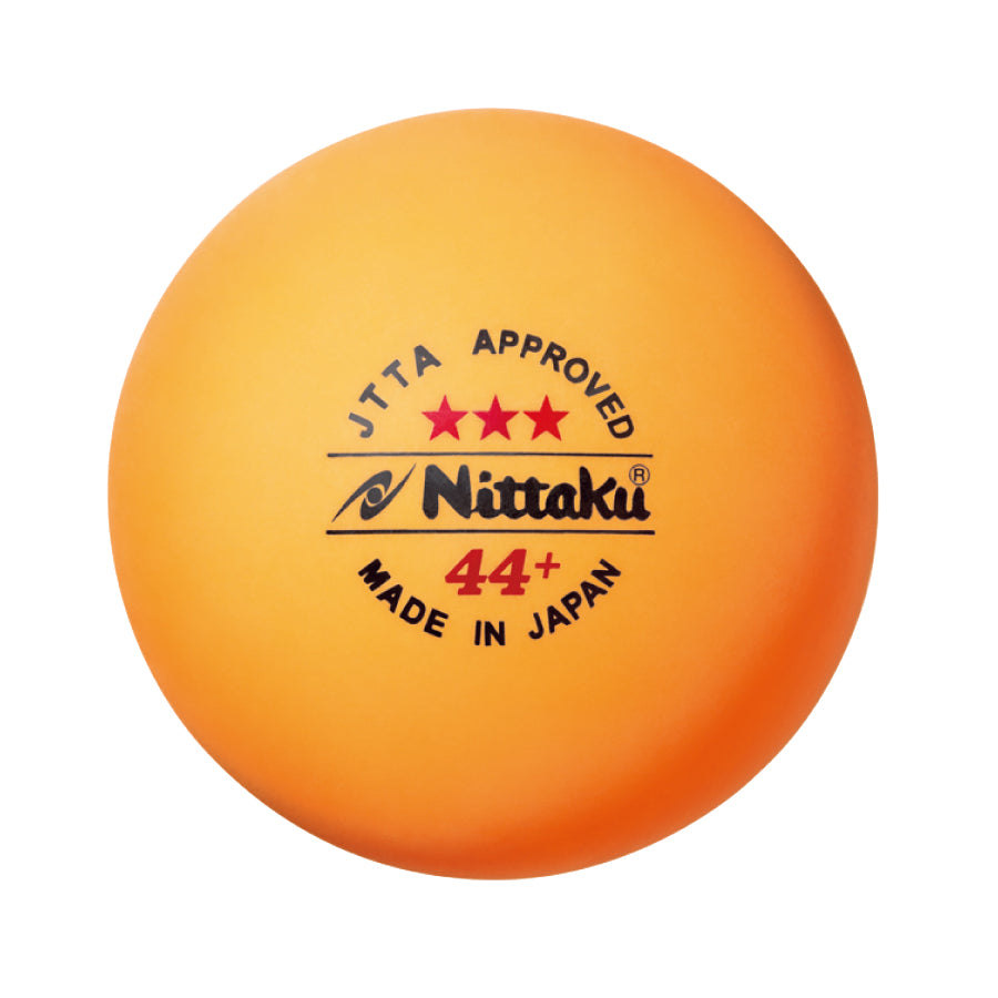 Nittaku ラージボール 44プラ 3スター 3個入LARGE BALL 44 PLS 3-STAR (NB-1010)