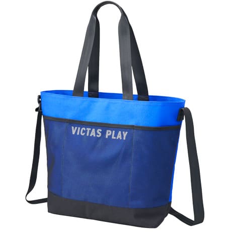 VICTAS メッシュポケットダブルストラップトート ブラック (682501)