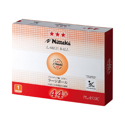 Nittaku ラージボール 44プラ 3スター 1ダースLARGE BALL 44 PLS 3-STAR (NB-1011)