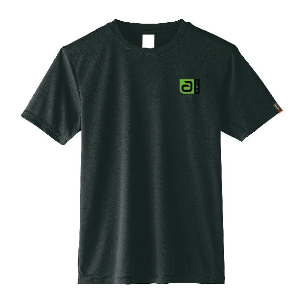 卓球用品 andro andro ナパTシャツ アルファ2 ブラック×グリーン (300023038)