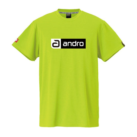 卓球用品 andro andro ナパTシャツ デオ CB ネオンイエロー×ブラック (300023059)