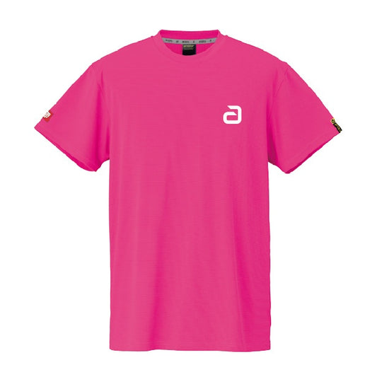 卓球用品 andro andro ナパTシャツ デオ アルファ ピンク×ホワイト (300023065)