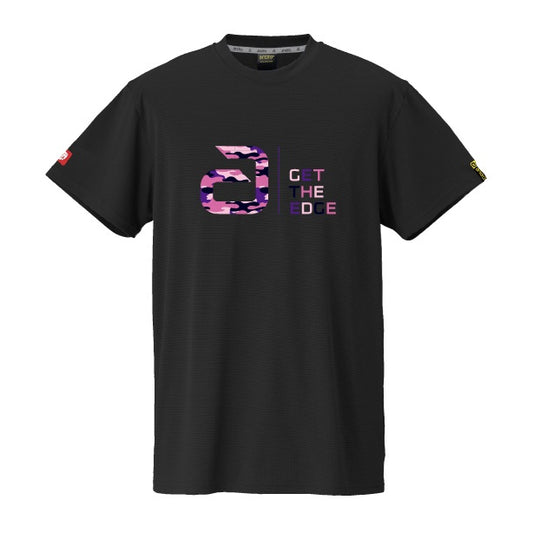 卓球用品 andro andro ナパTシャツ デオ CI ブラック×ピンクカモ (300023073)