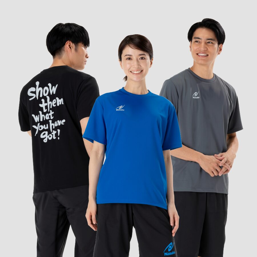 Nittaku バックプリントTシャツ (NX-2022)