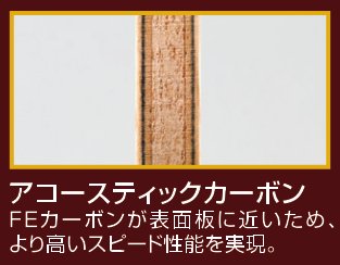 Nittaku アコースティックカーボンC (NC-0179)