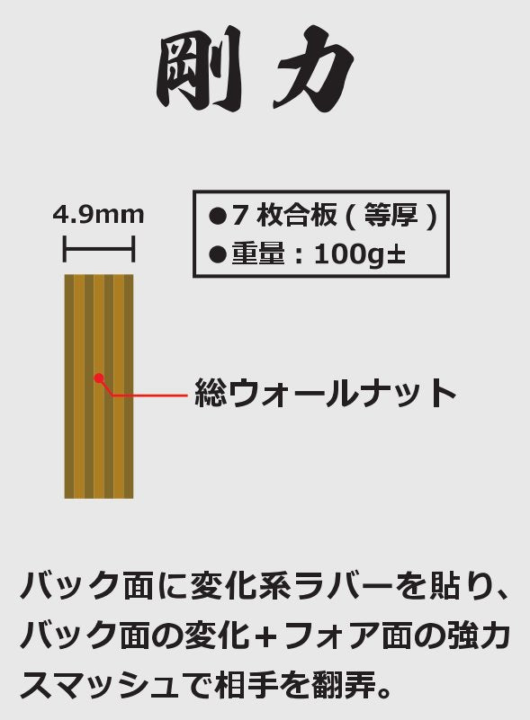 Nittaku 剛力C (NE-6416)